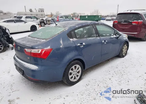 2016 Kia Rio Lx из США, поврежденный, VIN KNADM4A38G6659776